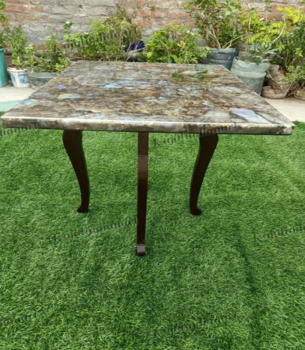Labradorite Stone Table Top / Console Labradorite Gems Stone Table Top