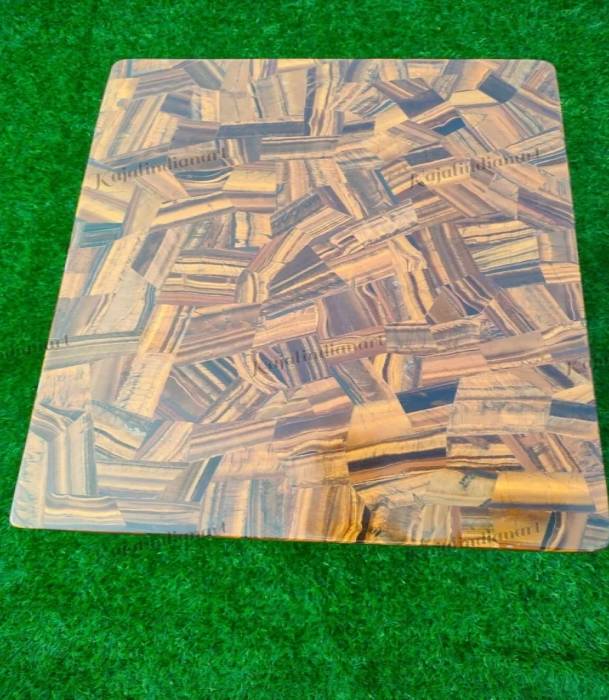 Golden Tiger Eye Stone Table Top, Kitchen Counter-Top, Living Room Tabletop